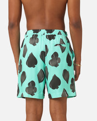 99 Cabana Four Suits Shorts Teal/Black