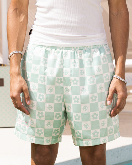 Loiter Midsummer Walk Shorts Sage Green