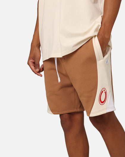 Carre C Star Panelled Shorts Tobacco