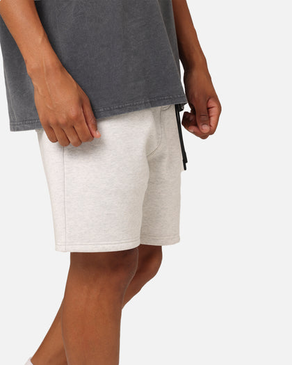 Carre Dice Club Sweat Shorts Silver Marle