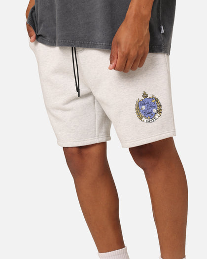 Carre Dice Club Sweat Shorts Silver Marle