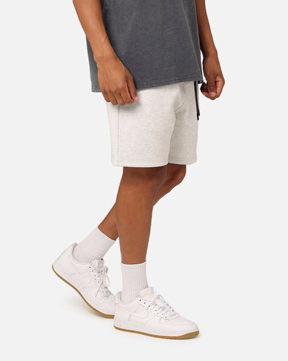 Carre Dice Club Sweat Shorts Silver Marle