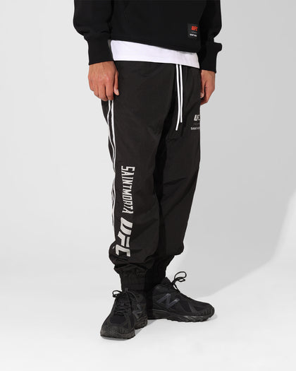 Saint Morta X UFC Championship Nylon Joggers Black
