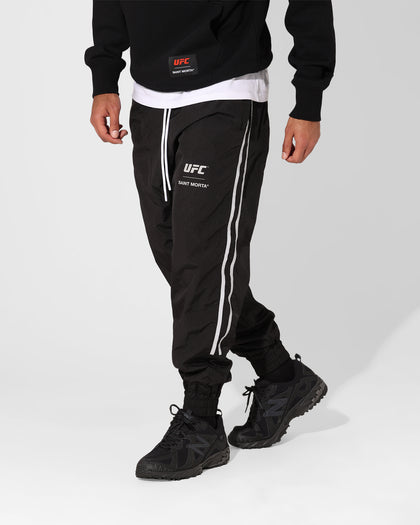 Saint Morta X UFC Championship Nylon Joggers Black