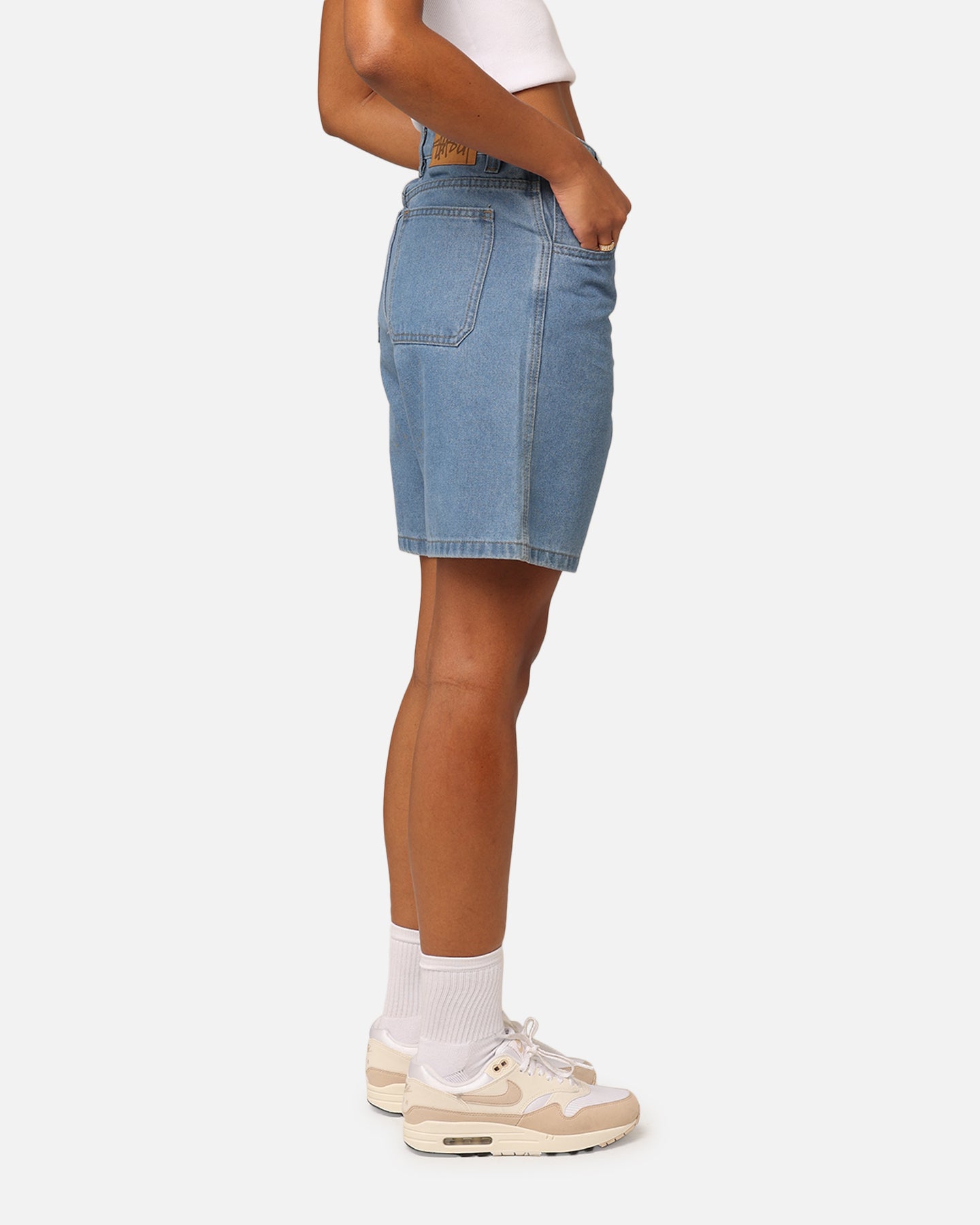Stussy Women's Shorts Mid Blue | Culture Kings