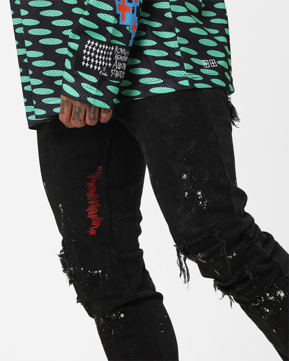 Ksubi X A$AP TyY Chitch Boneyard Jeans Black