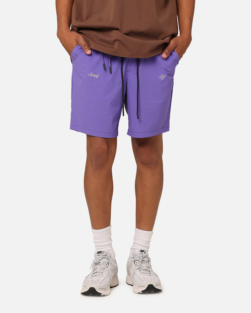 Carre Pace Nylon Shorts Purple