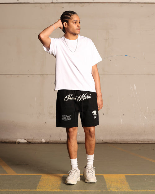 Saint Morta Roadhouse Denim Shorts Black