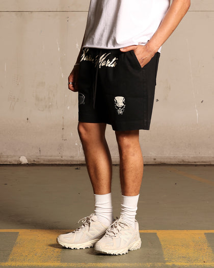Saint Morta Roadhouse Denim Shorts Black