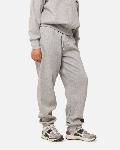 Nike Women's Sportswear Phoenix Fleece Oversized Logo Sweatpants Dark Grey Heather