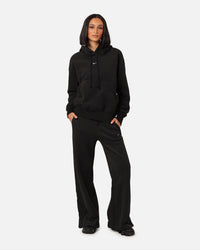 Nike Women's Sportswear Phoenix Plush High-Waisted Wide-Leg Cosy Fleece Pants Black/Sail