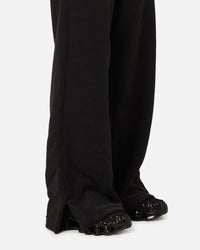 Nike Women's Sportswear Phoenix Plush High-Waisted Wide-Leg Cosy Fleece Pants Black/Sail