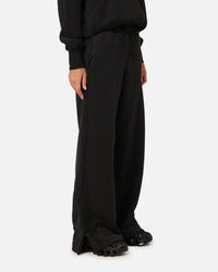 Nike Women's Sportswear Phoenix Plush High-Waisted Wide-Leg Cosy Fleece Pants Black/Sail