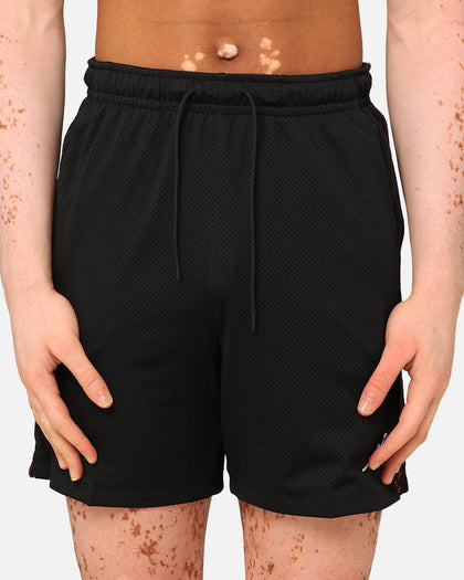 Jordan Flight MVP Mesh Shorts Black/Dune Red