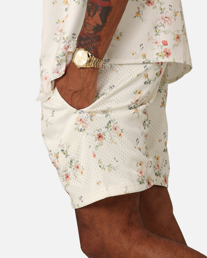 XXIII Anthony Mesh Shorts Cream/Red/White