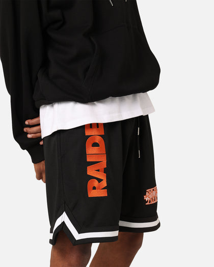 New Era Las Vegas Raiders 'Scary Nights' Mesh Shorts Black/Orange