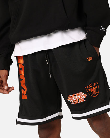 New Era Las Vegas Raiders 'Scary Nights' Mesh Shorts Black/Orange