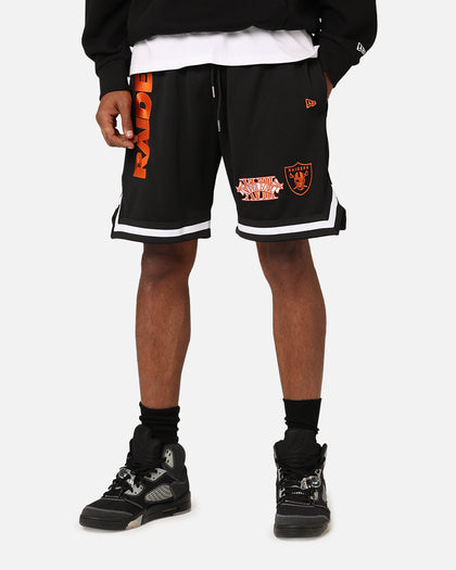 New Era Las Vegas Raiders 'Scary Nights' Mesh Shorts Black/Orange