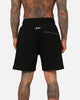 Fallen Breed Puff Logo Zip Sweat Shorts Black/Black
