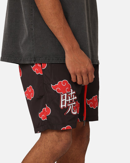 Goat Crew X Naruto Akatsuki Shorts Black/Red