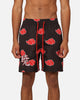 Goat Crew X Naruto Akatsuki Shorts Black/Red