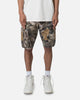 MNML Panelled Cargo Shorts Hunter Camo