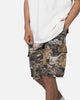 MNML Panelled Cargo Shorts Hunter Camo