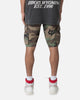 MNML Panelled Cargo Shorts Camo