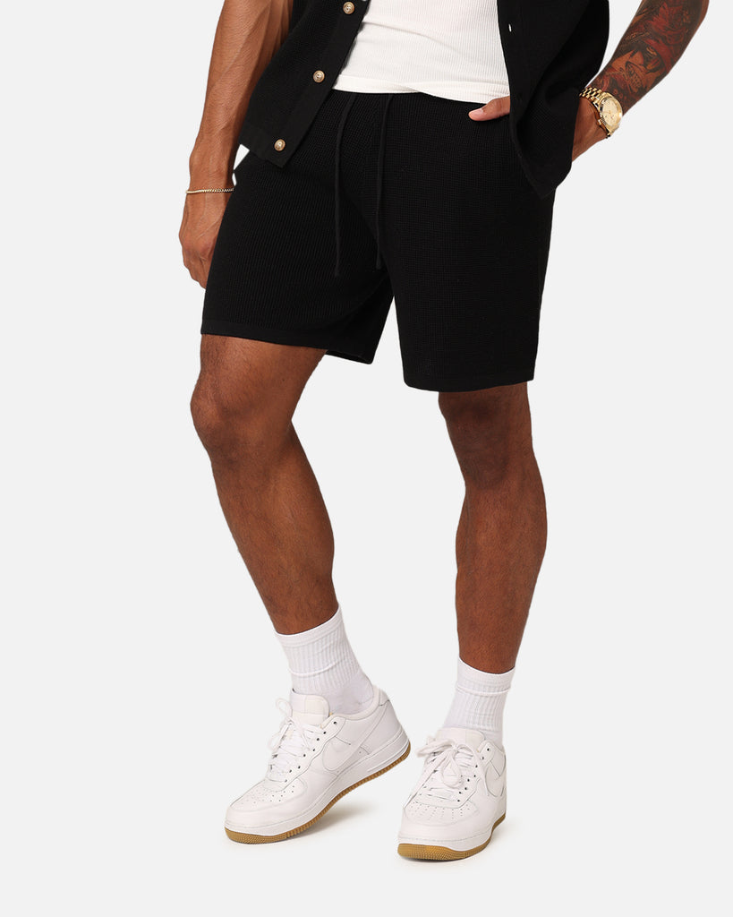 XXIII Zyair Knit Rib Shorts Black Culture Kings
