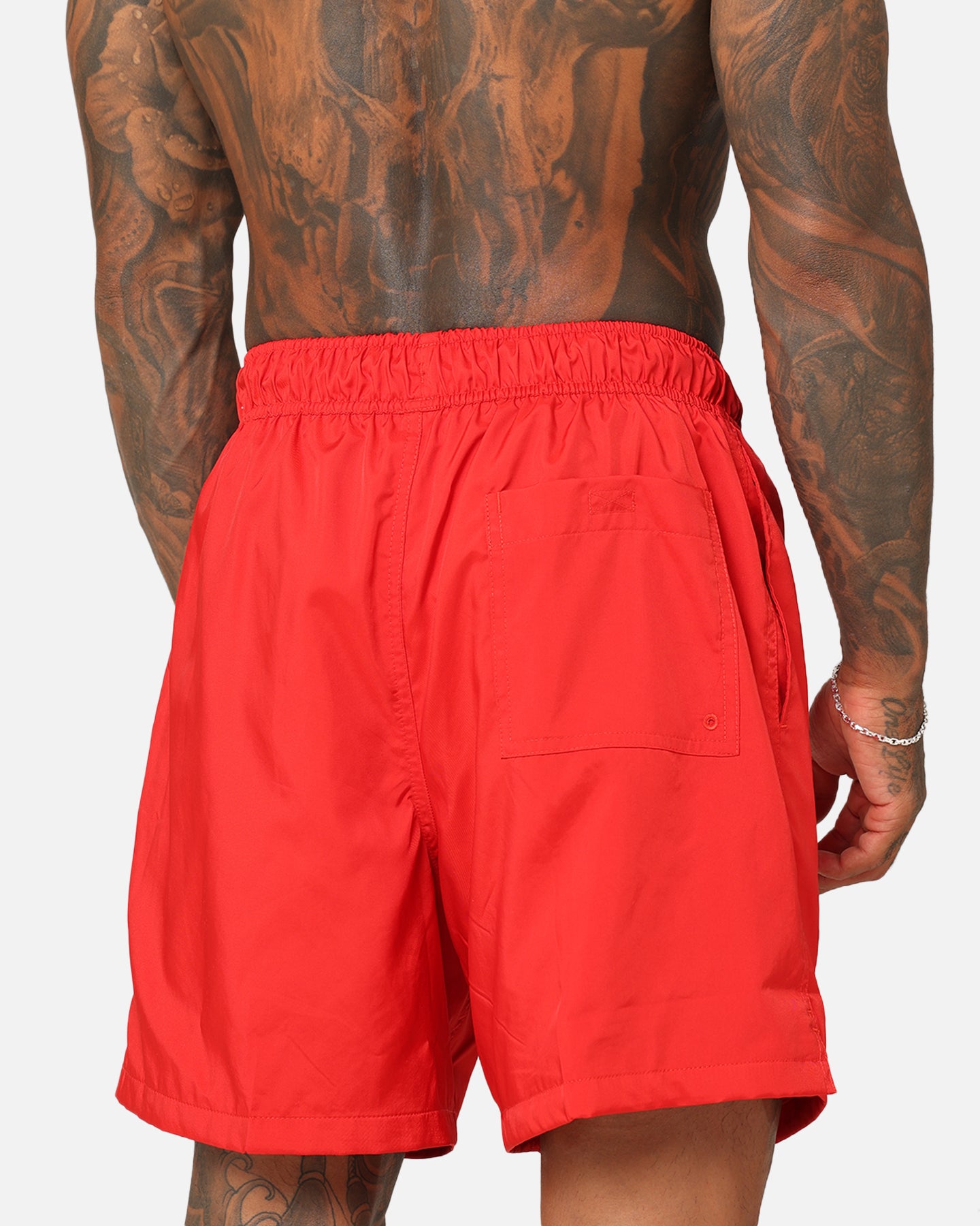 nike club essentials woven shorts in red