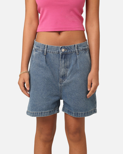 Stussy Women's Nevada Denim Shorts Indigo Denim