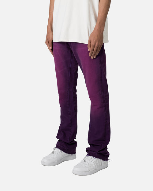 MNML B512 Flare Denim Jeans Purple