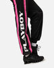 Playboy Women's Racing Trackpants Black