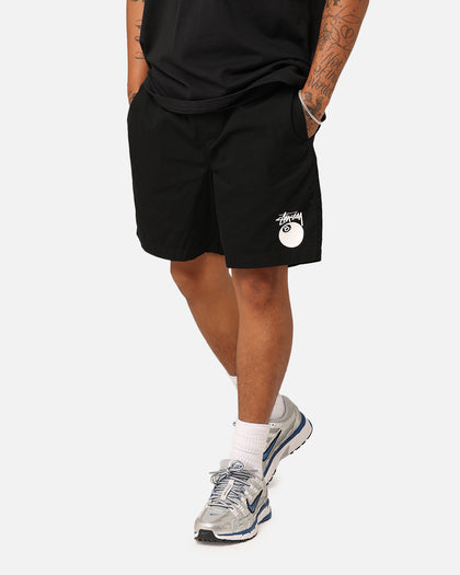 Stussy 8 Ball Beach Shorts Black