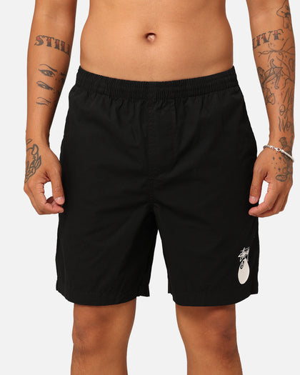 Stussy 8 Ball Beach Shorts Black