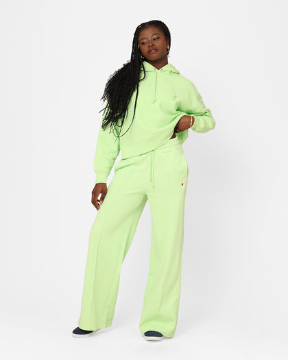 Champion Women's Reverse Weave Small C Wide Leg Joggers Coco Palm