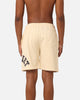 Market Rug Dealer Throwback Arc Shorts Ecru