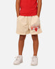 NBA Kids' Chicago Bulls Newark Mesh Shorts Light Oat
