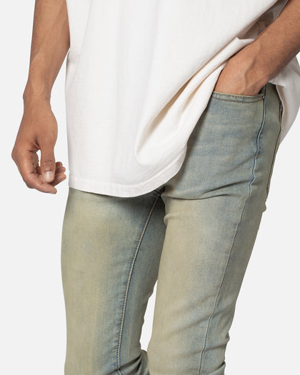 MNML X514 Skinny Stacked Denim Jeans Vintage Blue