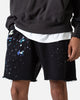 MNML Contrast Paneled Sweatshorts Black