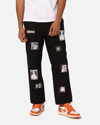 Goat Crew X Naruto Pain Work Pants Black