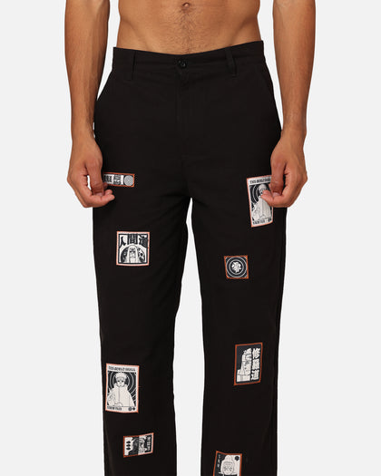Goat Crew X Naruto Pain Work Pants Black