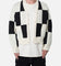 MNML Checkered Cardigan Sweater Black/White