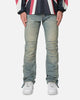 MNML D529 Moto Denim Jeans Vintage Blue