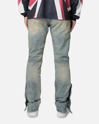 MNML D529 Moto Denim Jeans Vintage Blue