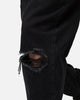 MNML Knee Distressed Ultra Baggy Denim Jeans Black