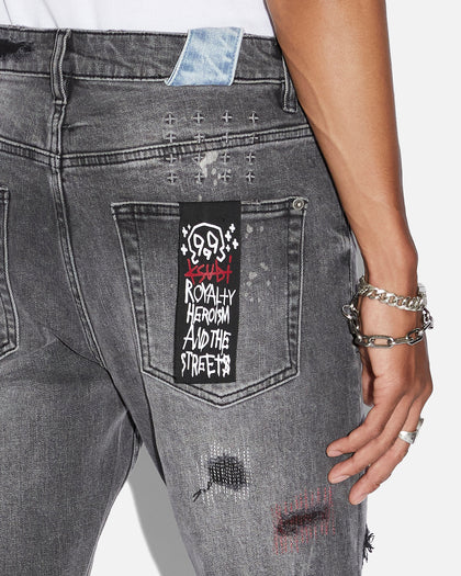 Ksubi X Juice Wrld Chitch Trashed Devil Jeans Denim