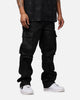 Ksubi Fugitive Cargo Waxed Jeans Black