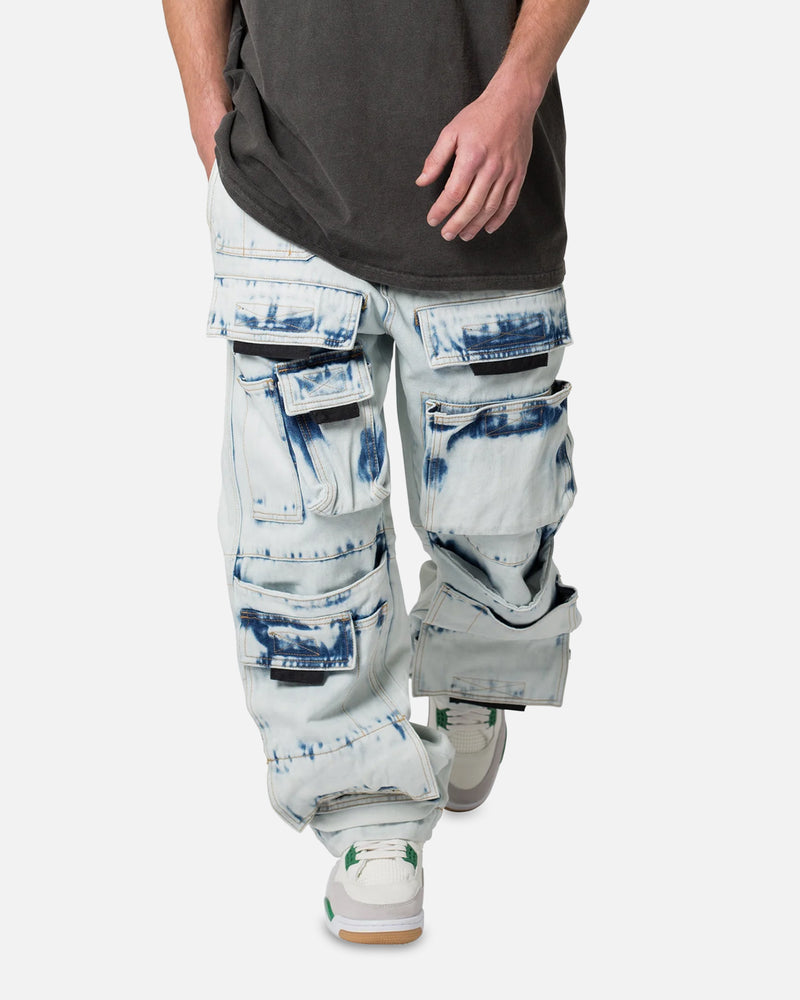 Buy MNML Cargo Drawcord II Pants Black with crypto