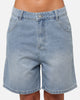 X-Girl Women's Gordon Shorts Washed Blue